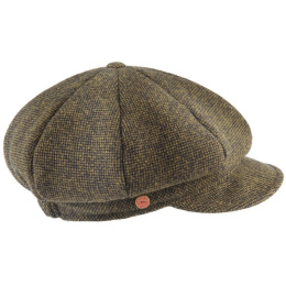 Newsboy Cap Coco Tweed Olive