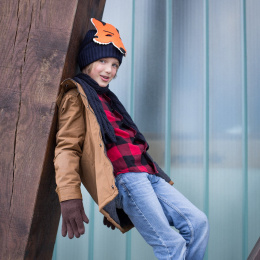 Children's barts fox head hat