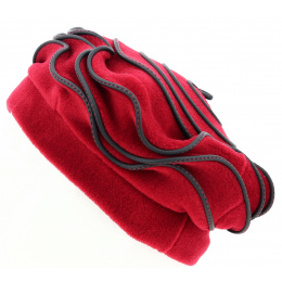 Women's Jaipur Fleece Beret Red - Traclet