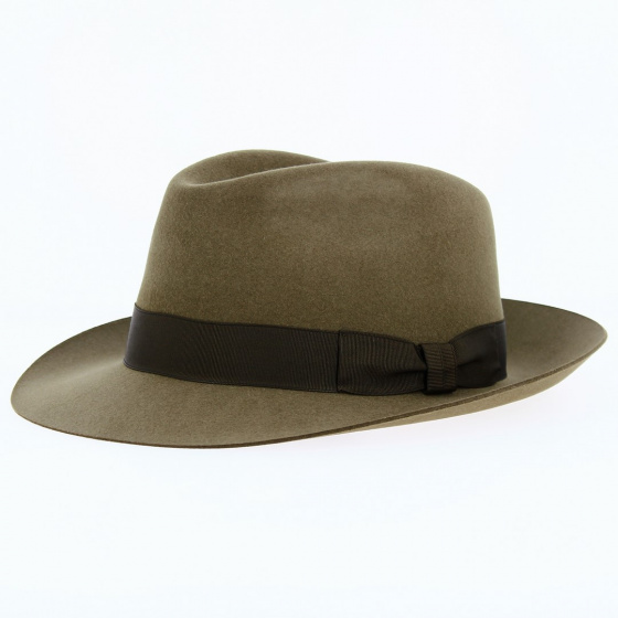 Fedora Gabin Shaved Felt Whisky Hat - Crambes