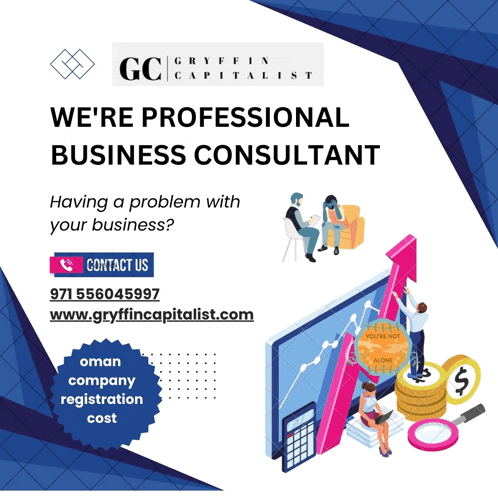 an advertisement for griffin capitalist that says we are professional business consultant