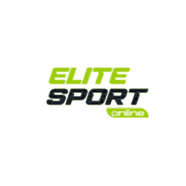 a logo for elite sport online in green and black