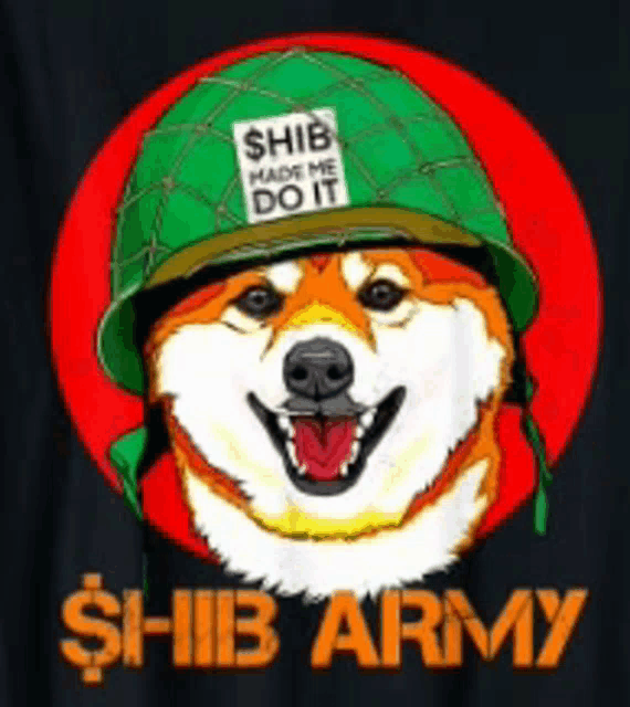 a shiba inu wearing a helmet that says ' shiba made me do it '