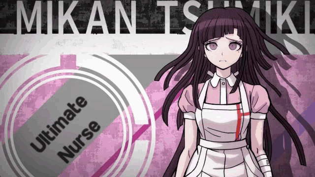 a picture of a girl with the name mikan tsukiki on it