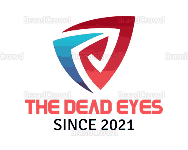 a logo for the dead eyes since 2021 is displayed on a white background