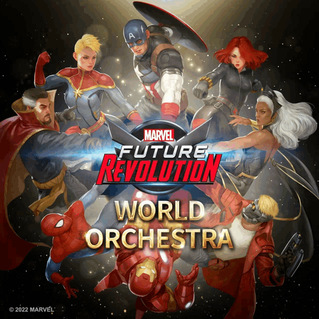 a marvel future revolution world orchestra poster