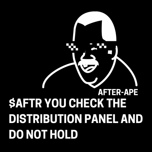 a poster that says after-ape saftr you check the distribution panel and do not hold on it