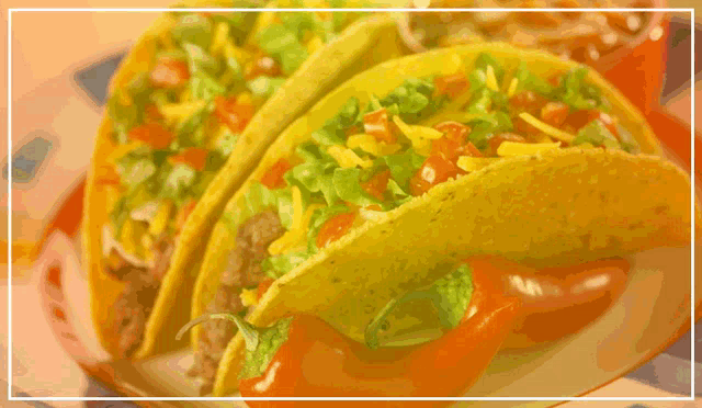 a picture of tacos with the words best mexican food near me on it