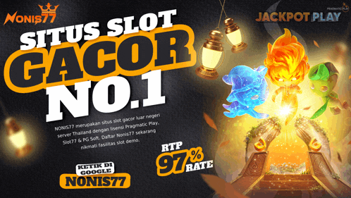 an advertisement for situs slot gacor number one