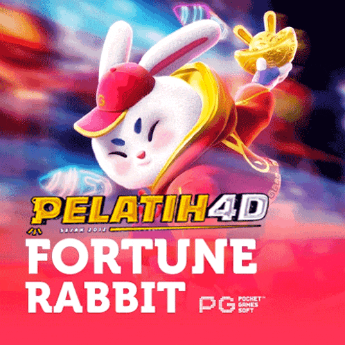 an advertisement for a game called pelatih4d fortune rabbit