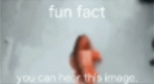 a blurred image of a person 's hand with the words fun fact above it