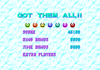 a game screen that says got them all