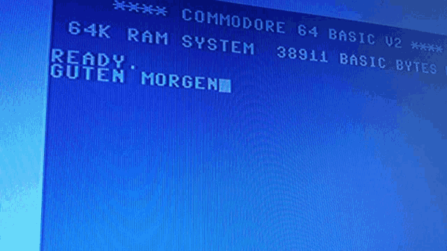 a computer screen that says commodore 64 basic u2