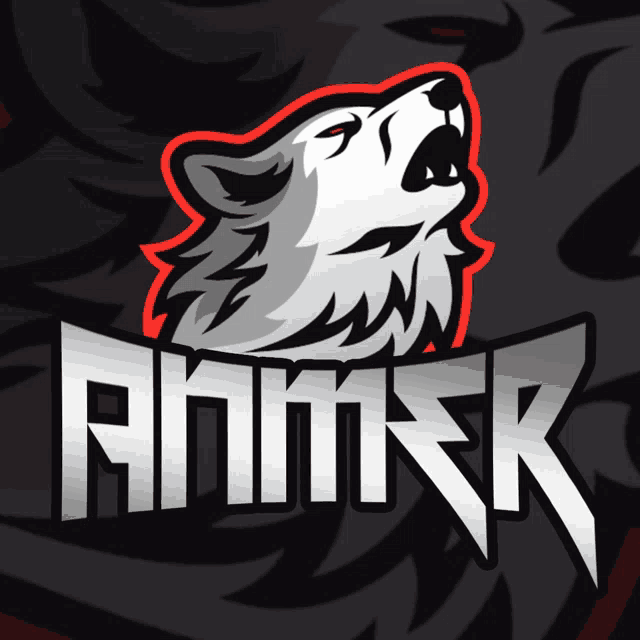 a logo with a wolf and the word amirr