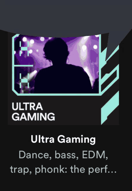 a poster for ultra gaming shows a man playing a guitar