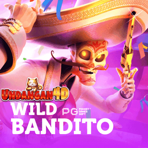 a poster for wild bandito shows a skeleton in a sombrero