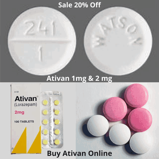 a box of 100 tablets of ativan lorazepam 2mg