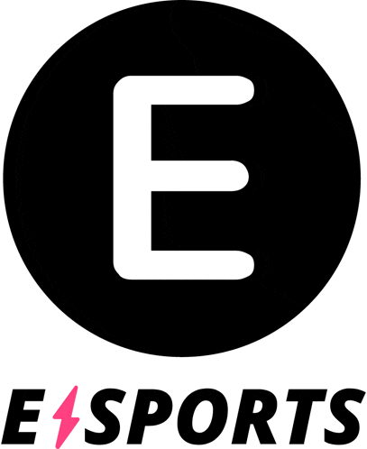 a logo for e sports with the letter e in the center