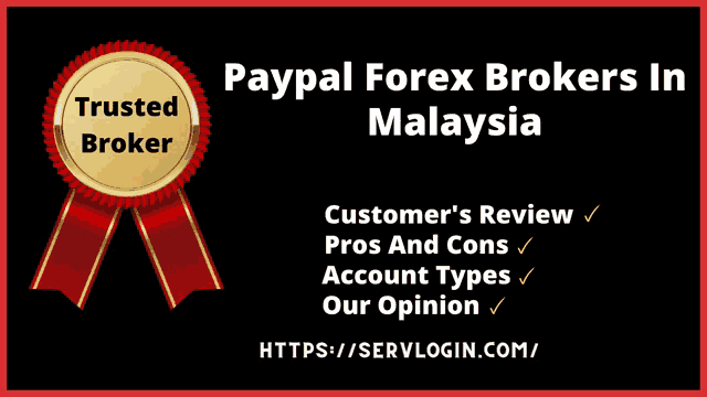 a paypal forex brokers in malaysia advertisement with a gold ribbon