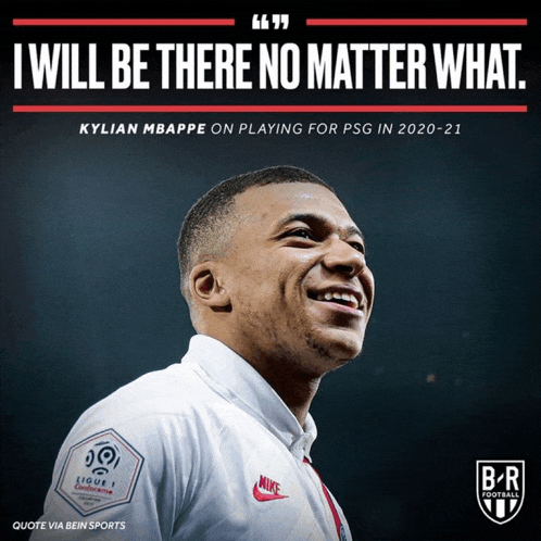 kylian mbappe is playing for psg in 2020-21