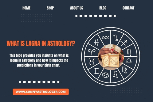 an advertisement for what is lagna in astrology with a picture of a tarot card