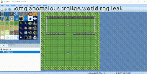 a screenshot of a game called omg anomalous trollge world rpg