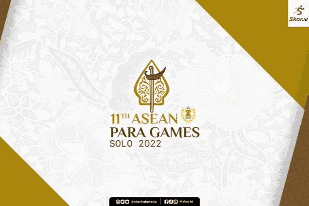 an advertisement for the 11th asean para games