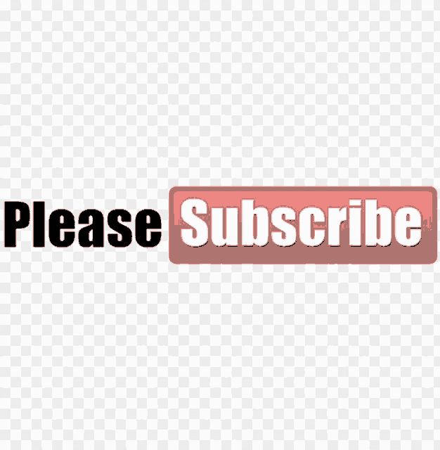 a red button that says please subscribe on a white background