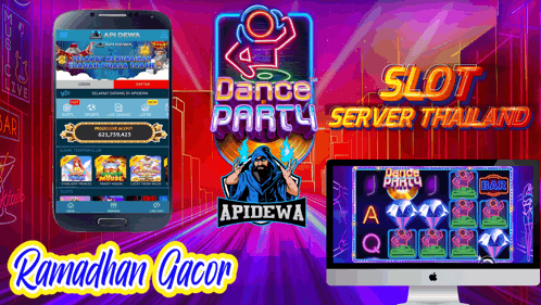 an advertisement for a dance party slot server in thailand