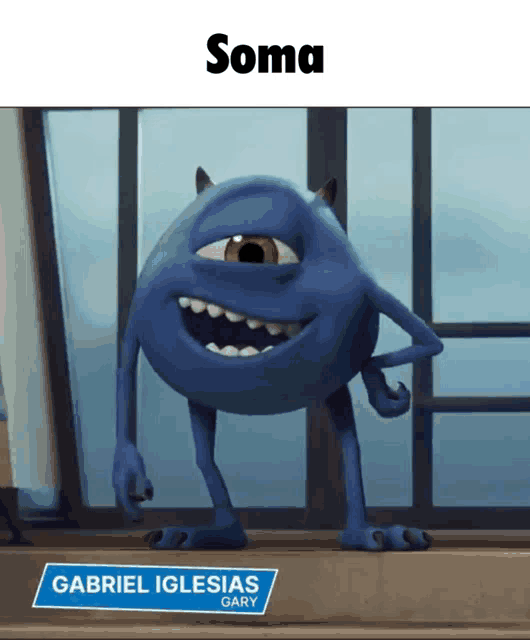 gabriel iglesias gary is a monster from monsters inc