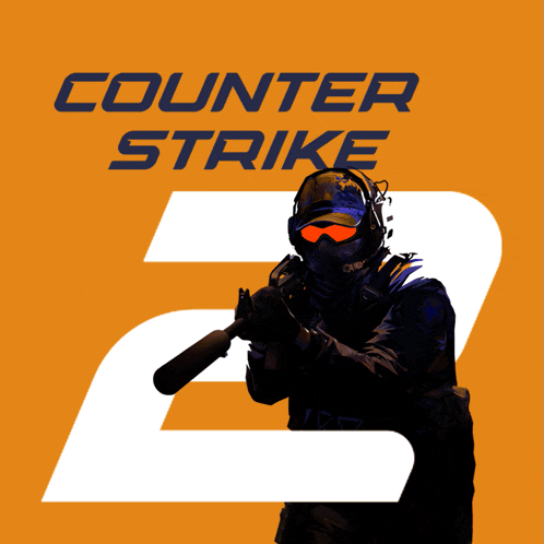 a poster for counter strike 2 with a soldier on it