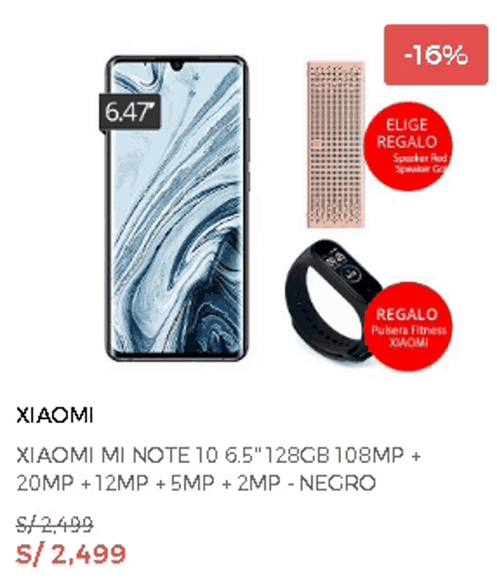 a xiaomi phone and a smart watch are on sale