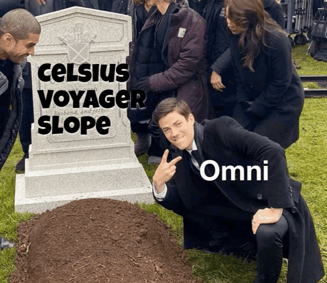 celsius voyager slope is buried in a grave