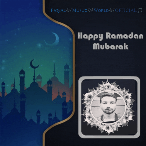 a poster that says happy ramadan mubarak on it