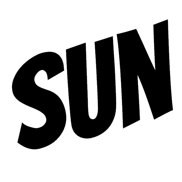 a black and white logo for the sun magazine