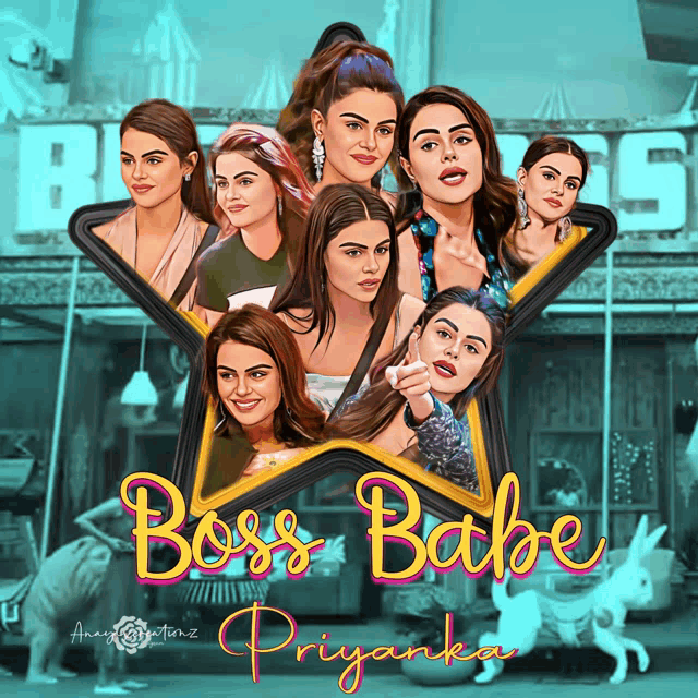 a poster for a tv show called boss babe