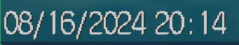 a computer screen displays the date of august 16 2021 at 20:14