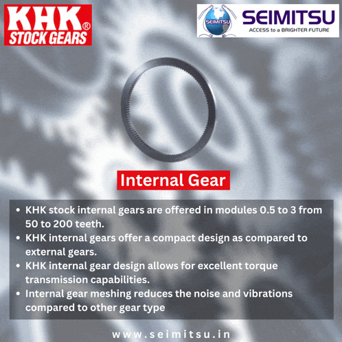 an advertisement for kk stock gears shows a circular gear