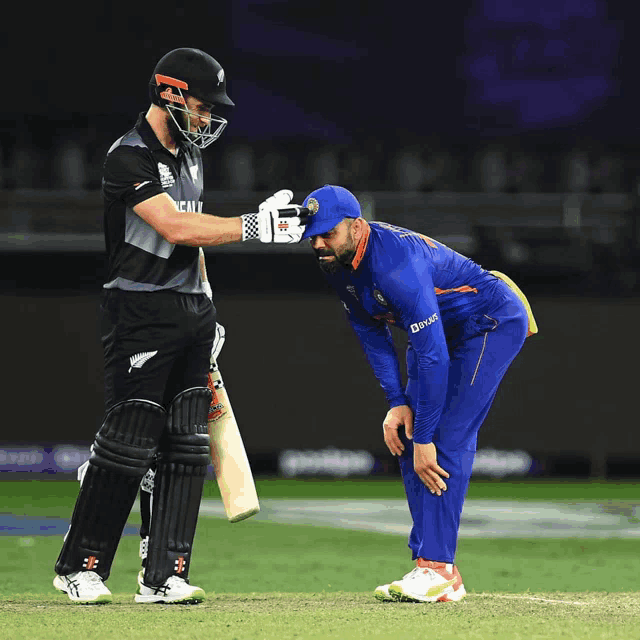 a cricket player in a blue jersey that says o'brien on it