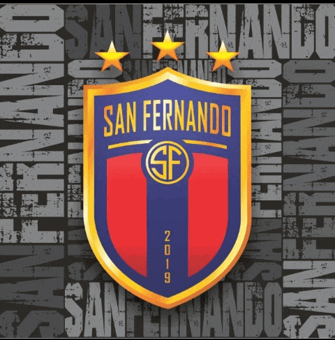 a shield that says san fernando with the year 2019 on it