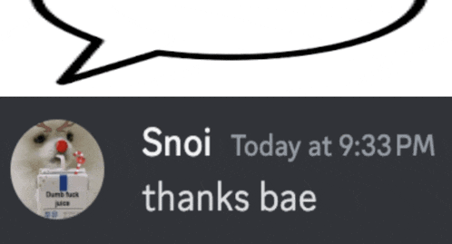 a picture of a dog next to a speech bubble that says snoi today at 9:33 pm