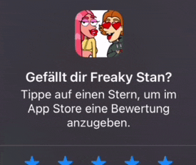 a screenshot of the freaky stan app