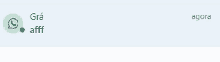 a screenshot of a whatsapp conversation with a green circle and the words gra aff and agora