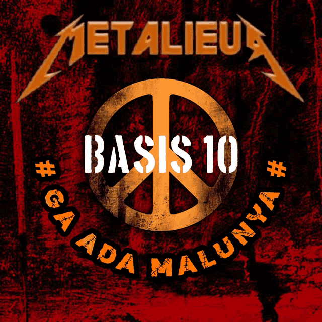 metallica 's basis 10 has a peace sign on it