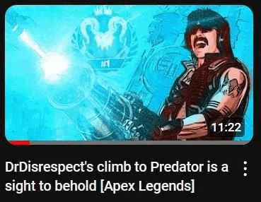 dr disrespect 's climb to predator is a sight to behold apex legends