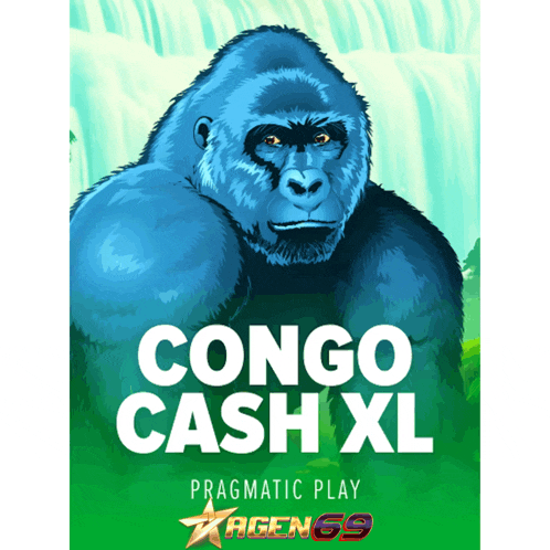 a poster with a gorilla and the words congo cash xl on it