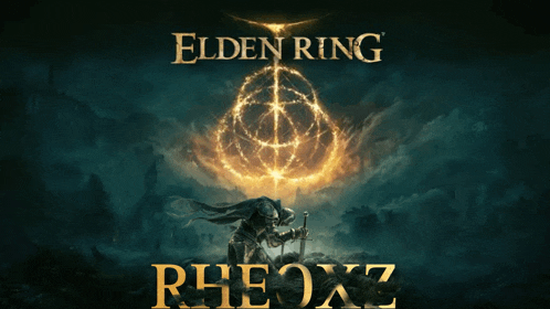 a poster for the video game elden ring rhoxz