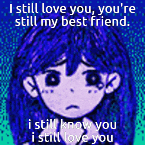 a picture of a girl with the words i still love you