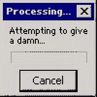 a computer screen says processing x process failed damn not given close