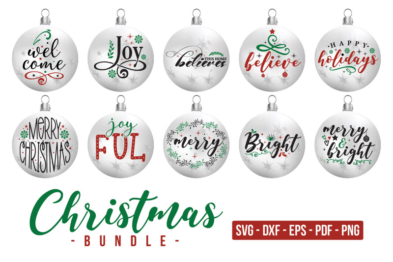 Free SVG Svg Christmas Ornament Files 5151+ File for DIY T-shirt, Mug ...